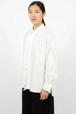 Bishop Sleeve Shirt White