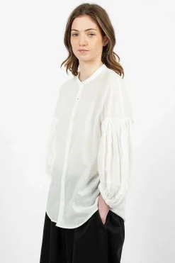 Bouffant Shirt White