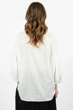 Bouffant Shirt White