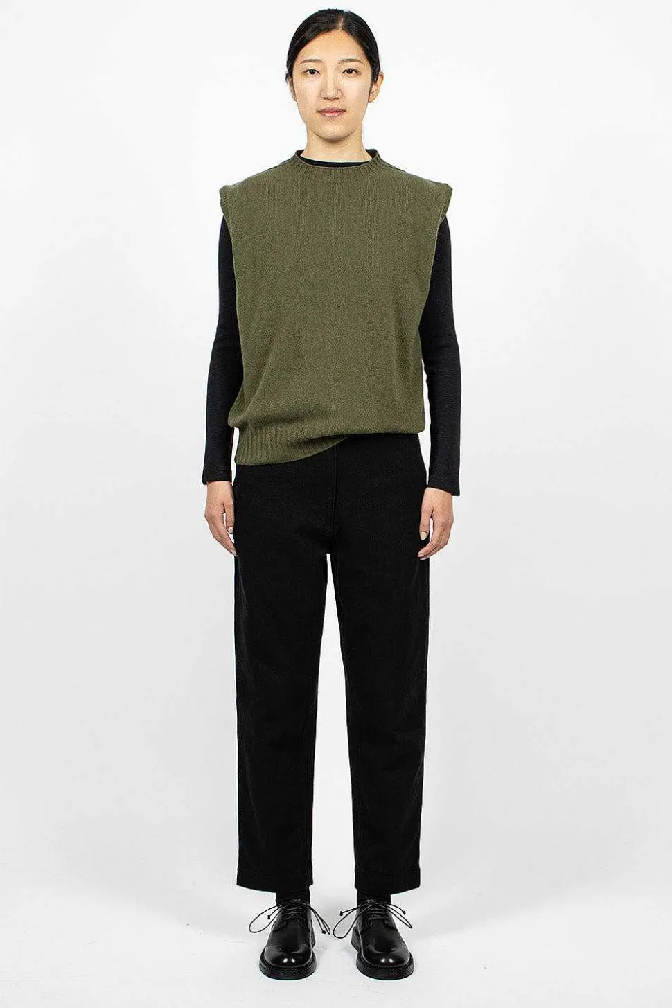 Boxy Slipover Khaki
