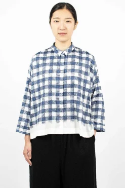Brigitte Shirt Navy/White