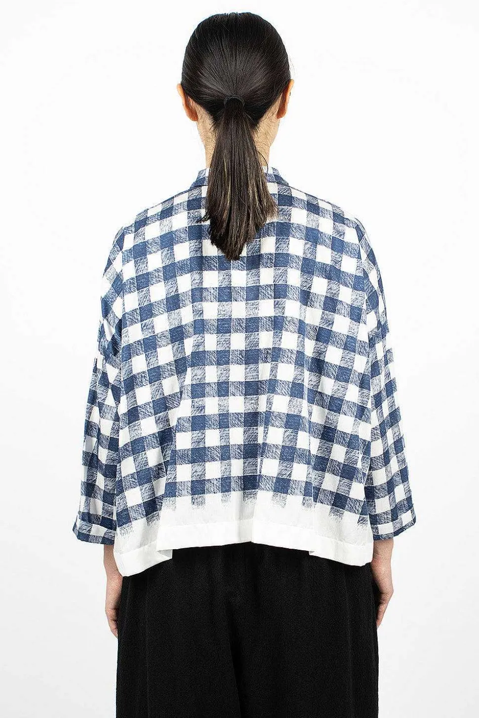 Brigitte Shirt Navy/White