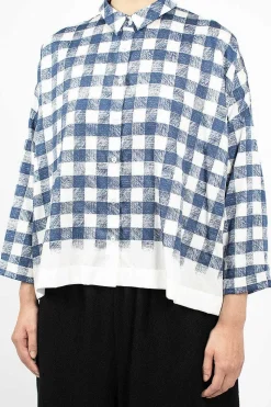 Brigitte Shirt Navy/White