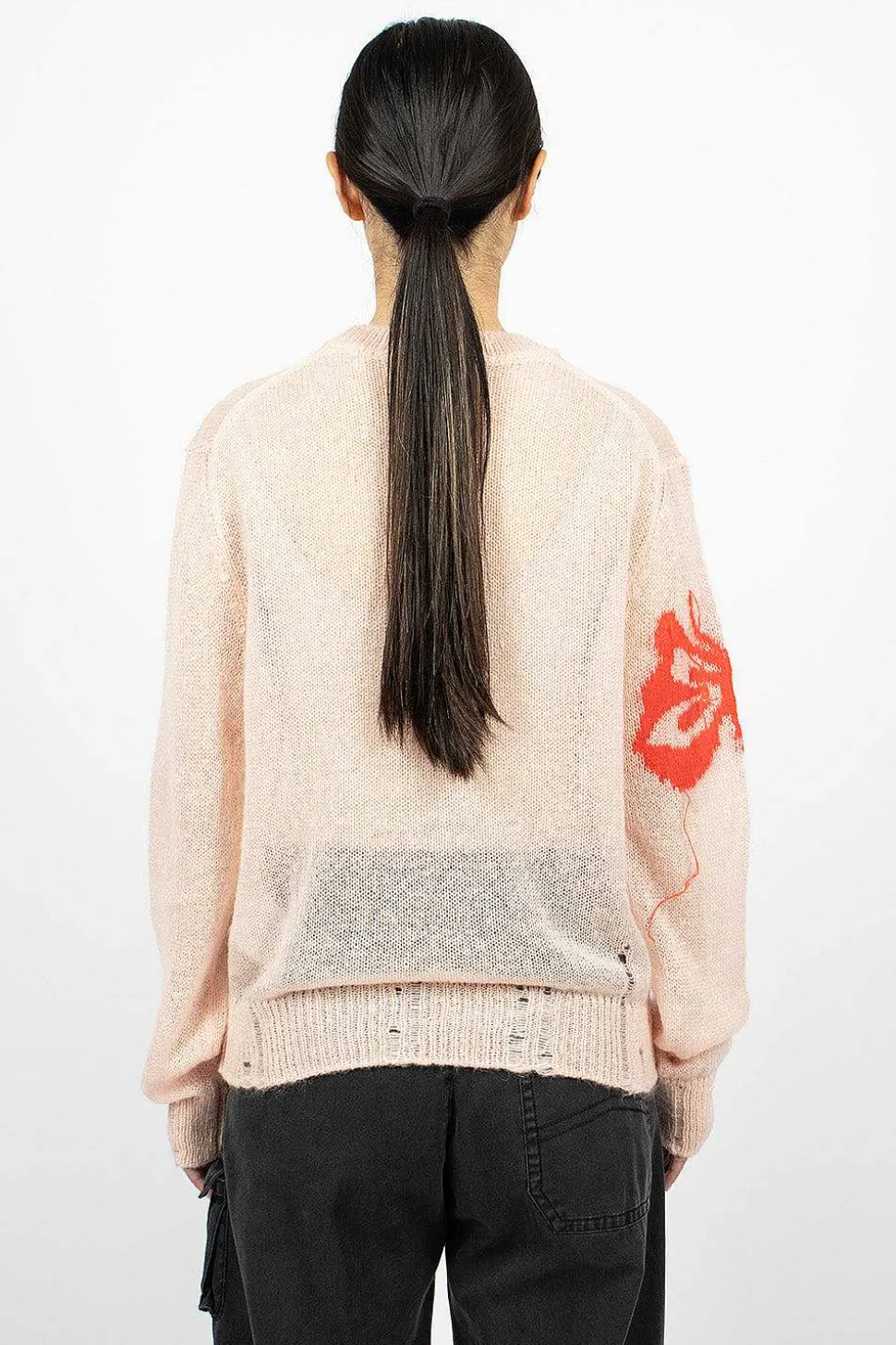 Butterfly Knit Jumper Pink