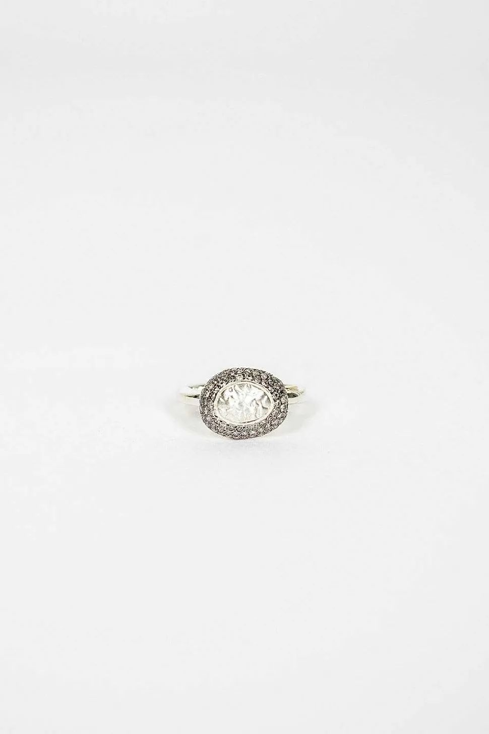 Carrie Sterling Silver Icy Diamond Ring