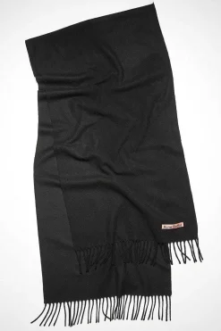 Cashmere Narrow Scarf Black