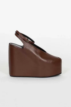 Chocolate Brown Heeled Sandal