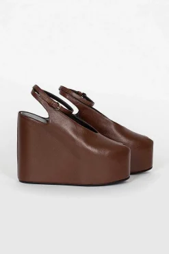 Chocolate Brown Heeled Sandal