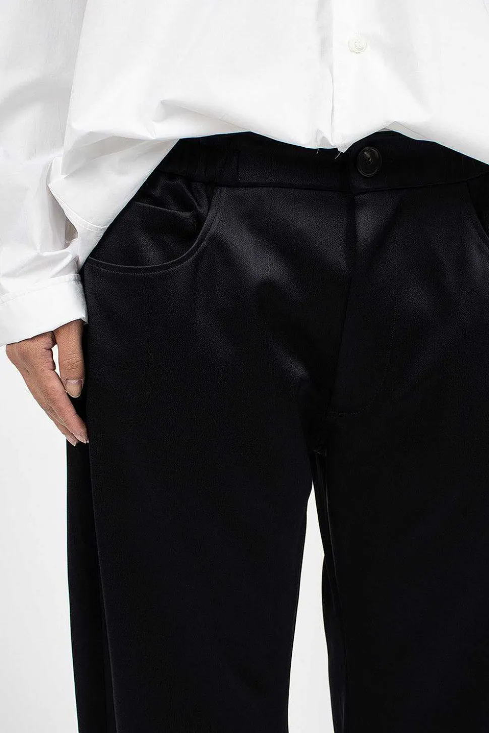 Cirkle Trouser Shine Navy
