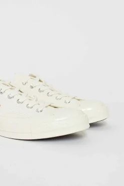 Comme Des Garcons Play X Chuck Taylor 1970S Ox Milk/White