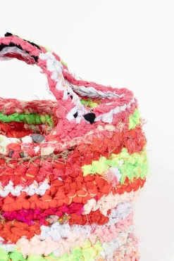 Crochet Bag Pink Multi