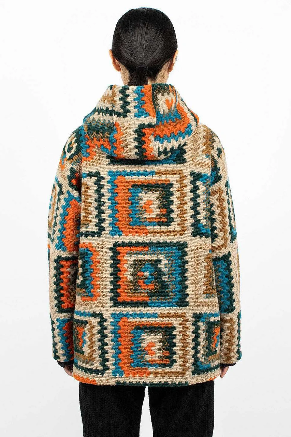 Crochet L/S Hoodie Multi