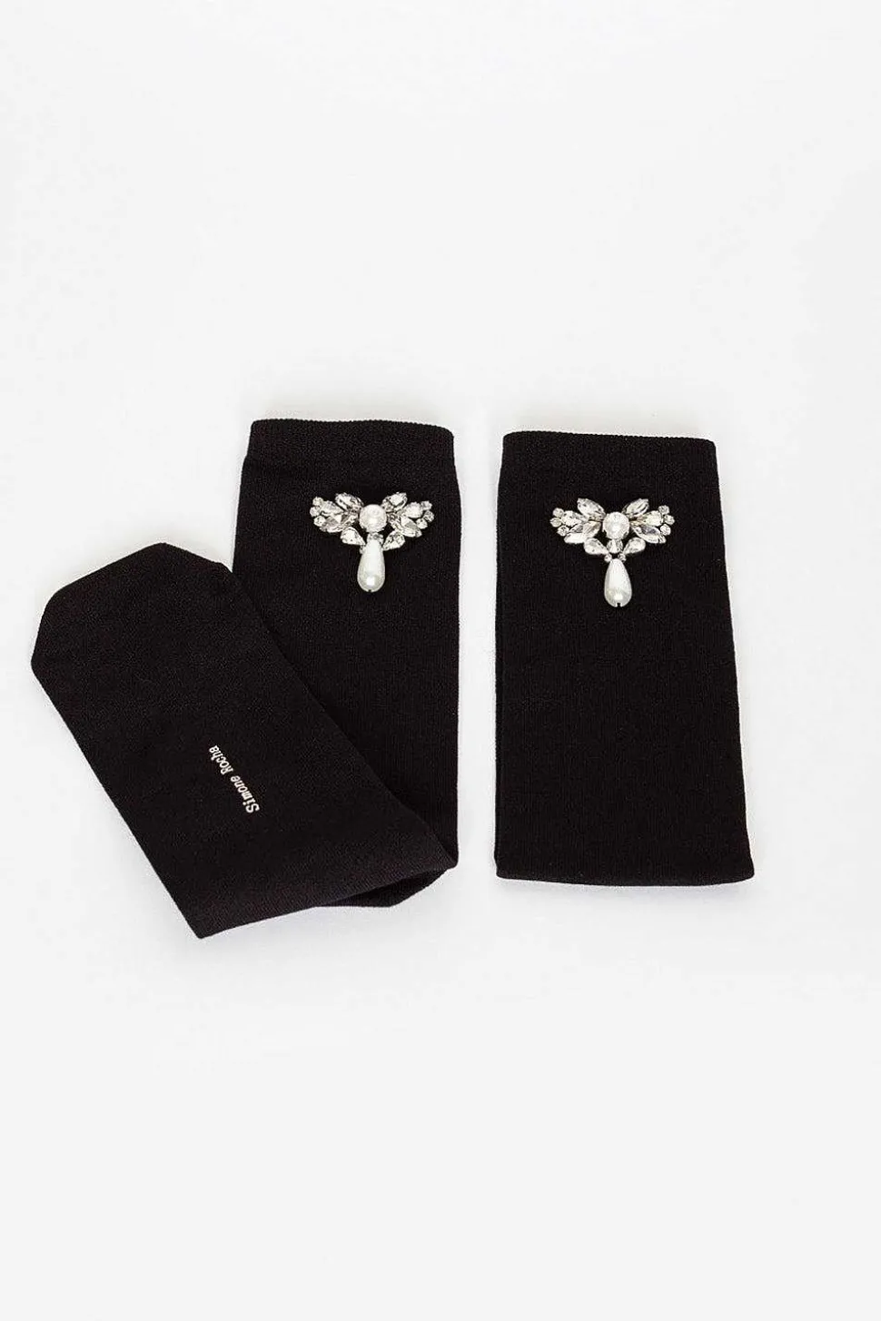 Crystal Cluster Embellished Socks