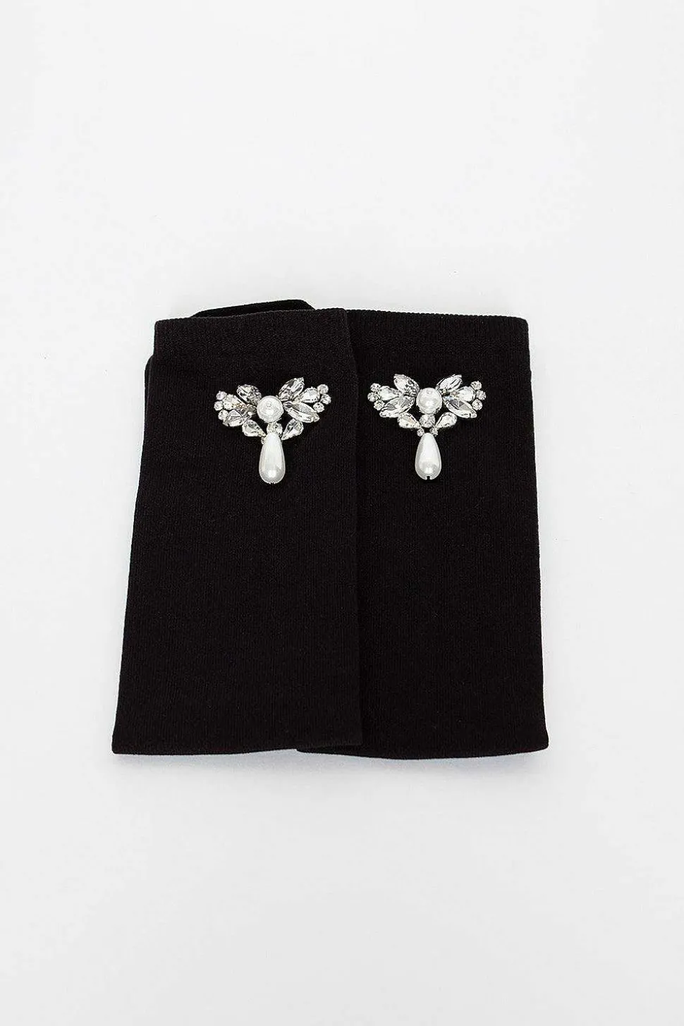 Crystal Cluster Embellished Socks