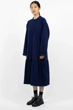 Drizzle Dress Woven Blue