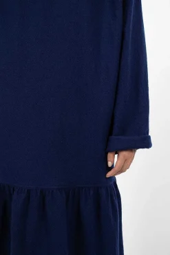 Drizzle Dress Woven Blue