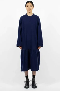 Drizzle Dress Woven Blue