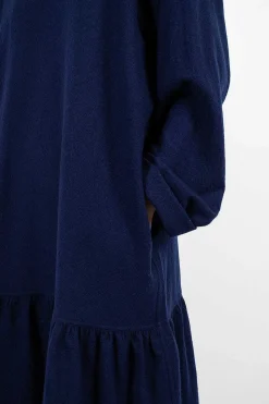 Drizzle Dress Woven Blue