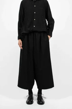 Dropped Rise Pant Black