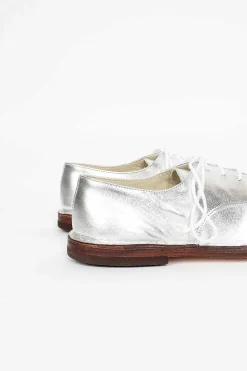 Easy Lace Up Shoe Silver