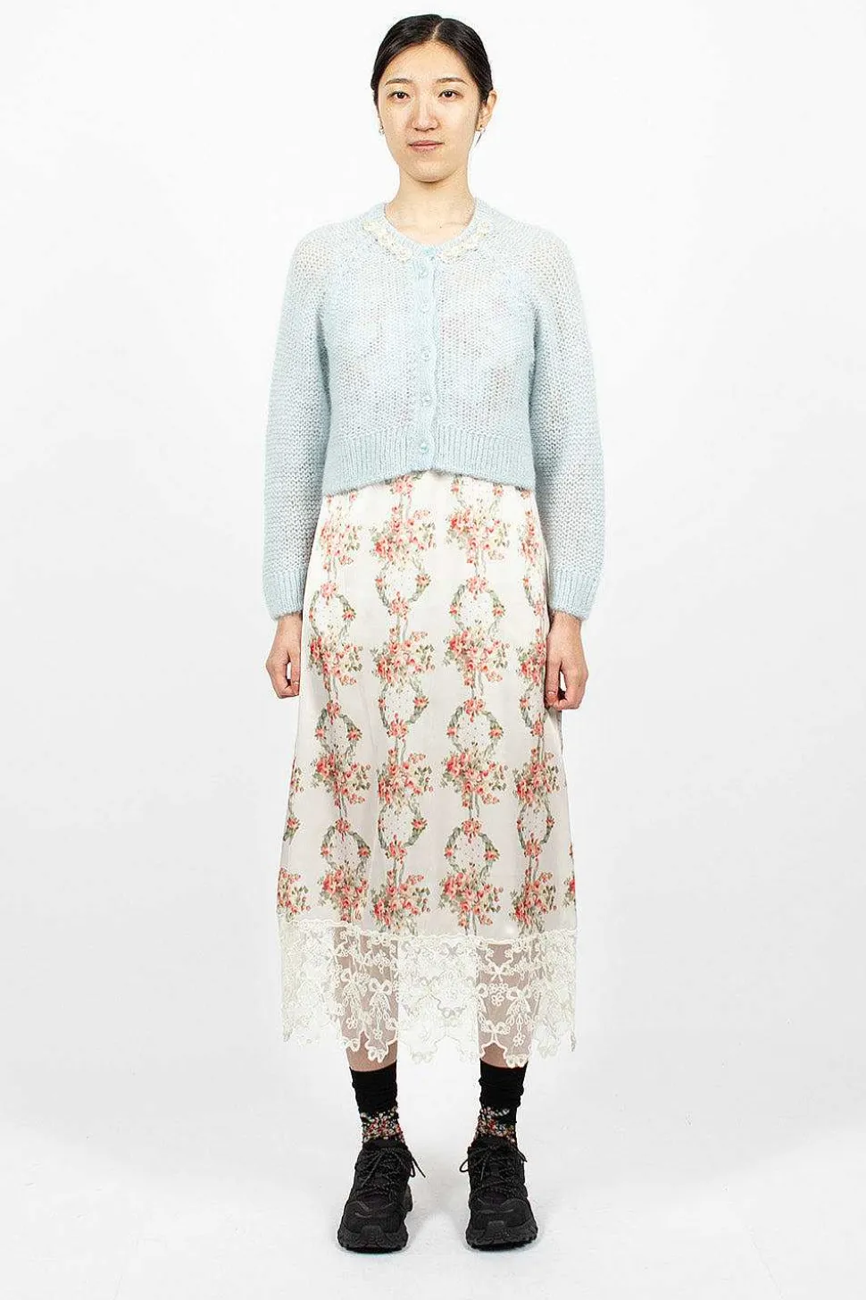 Embellished Cardigan Baby Blue