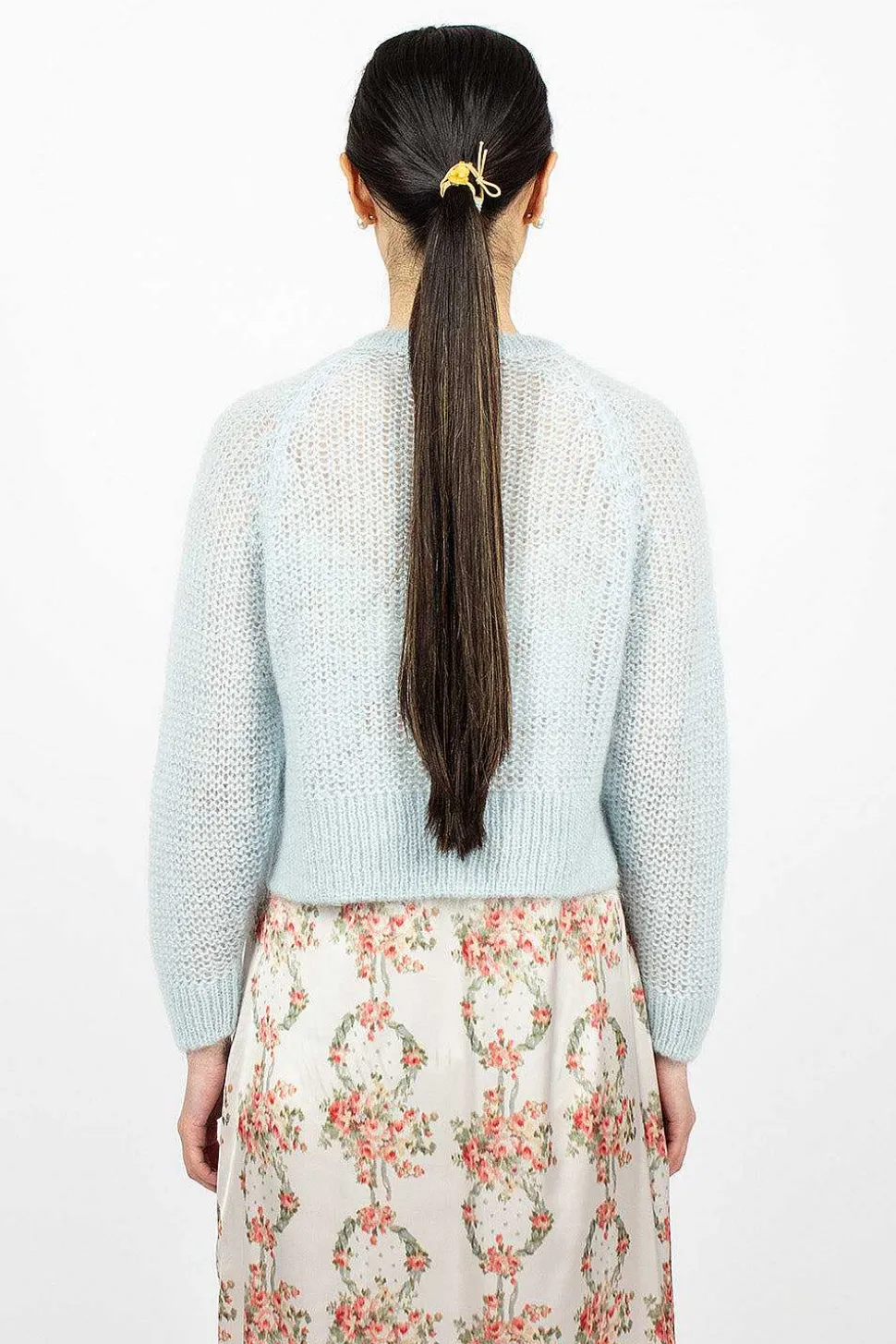 Embellished Cardigan Baby Blue