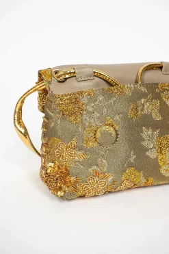 Embellished Mini Bag Gold