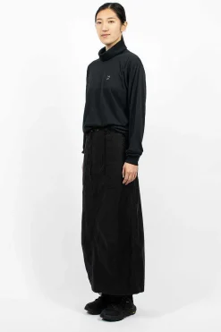 Fatigue Skirt Black Sateen