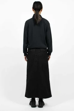 Fatigue Skirt Black Sateen