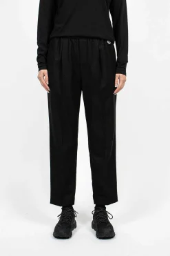 Flannel Jogging Trousers Black