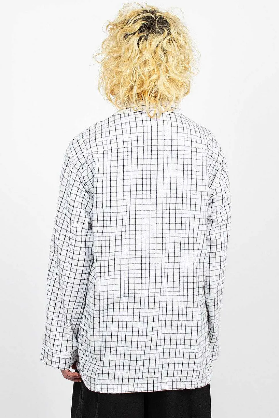 Flannel Overshirt White/Black