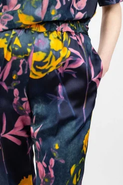 Floral Pants Navy