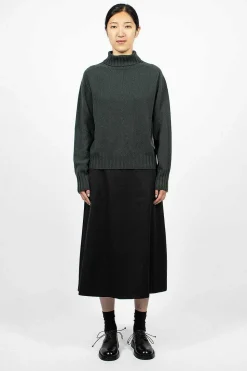 Full Skirt Sateen Black