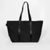 Gabardine Tote Black