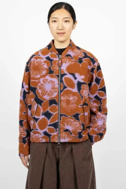 Gabby Jacket Floral Navy
