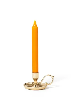 Gold Plated Dutch Candlestick