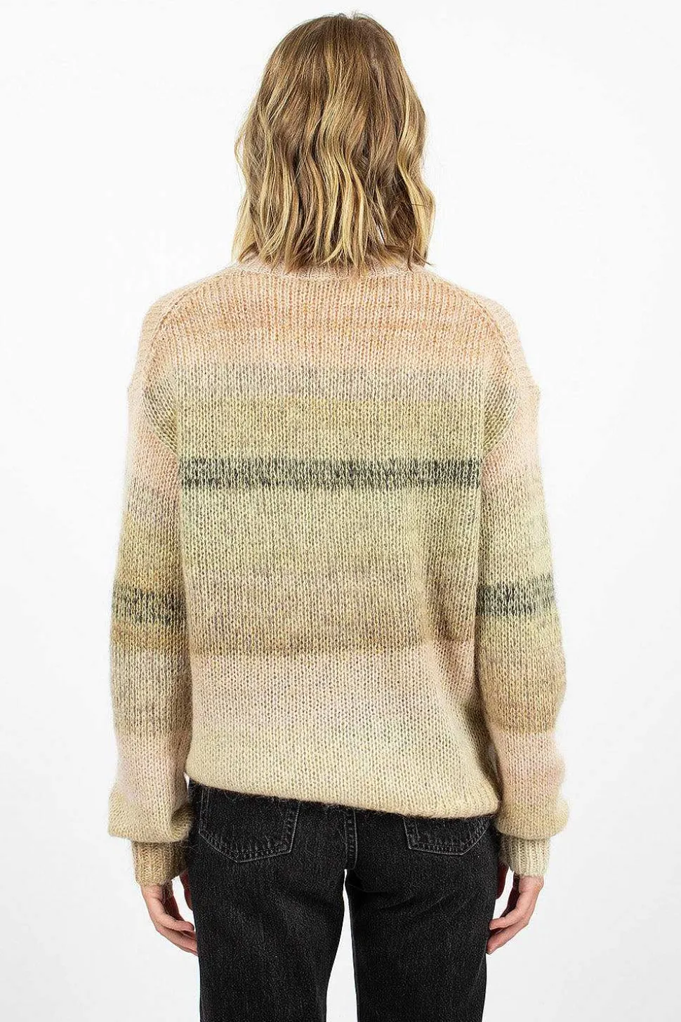 Gradient Crew Neck Knit