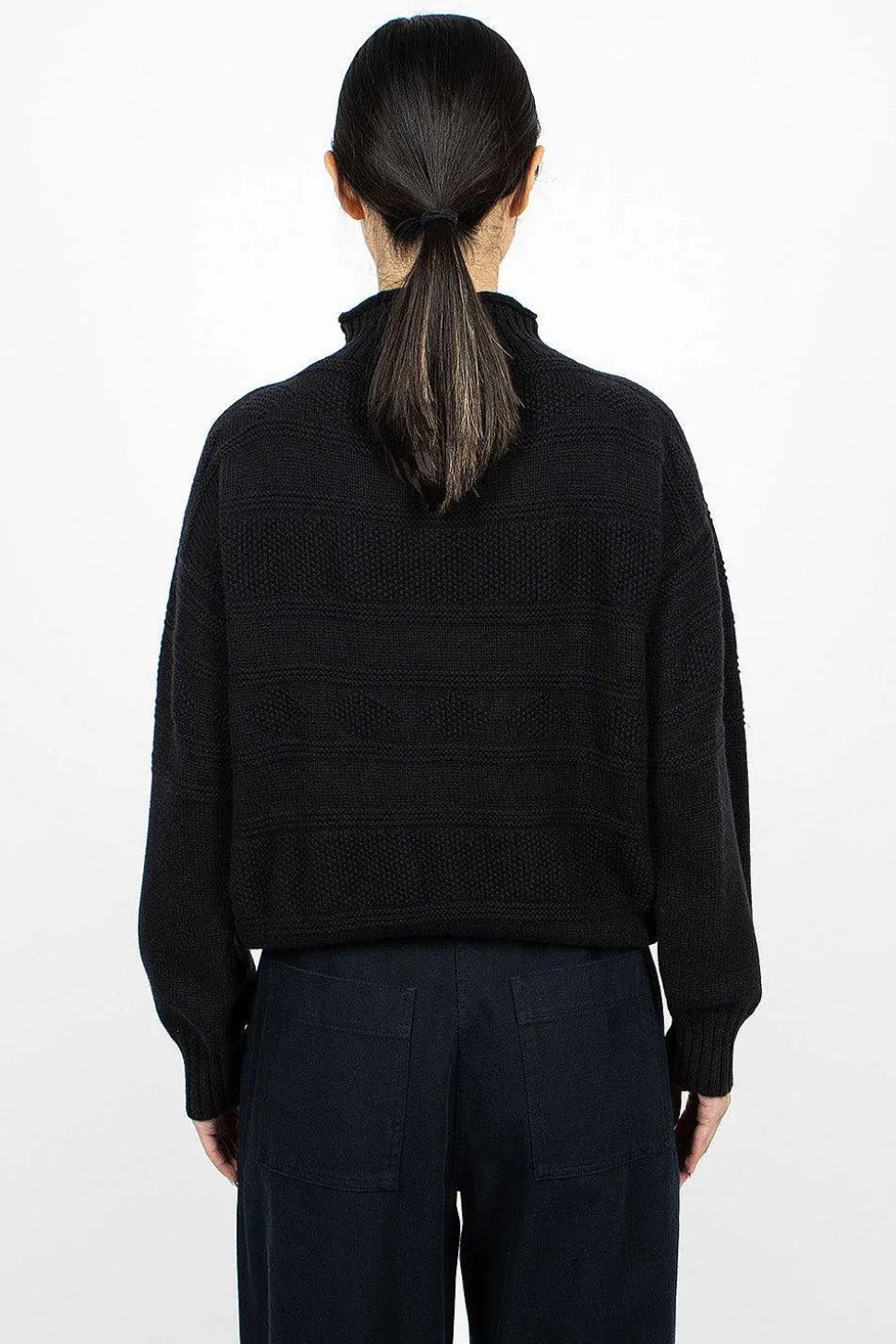 Guernsey Jumper Black