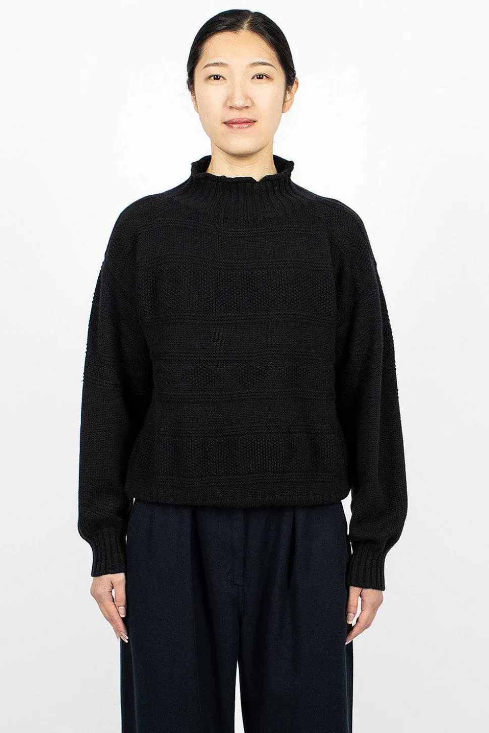 Guernsey Jumper Black
