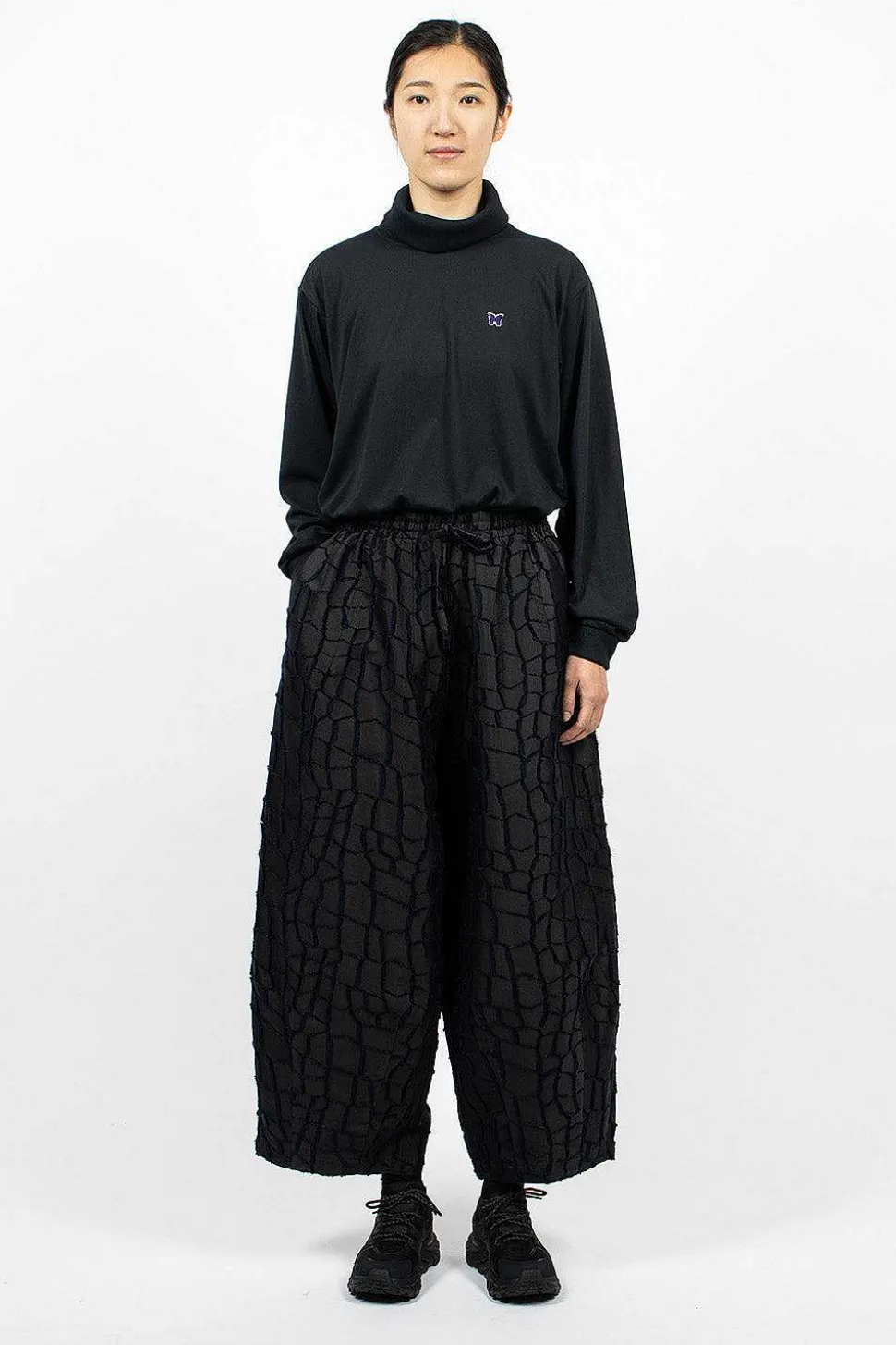 H.D.P. Pant Crocodile Charcoal