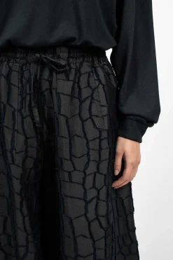 H.D.P. Pant Crocodile Charcoal
