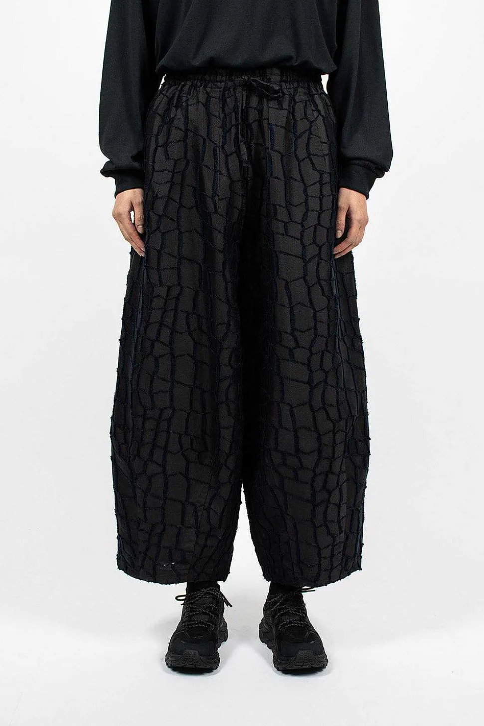 H.D.P. Pant Crocodile Charcoal