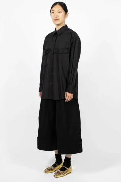 Hem Cuff Wide Trouser