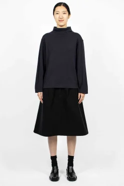 High Neck Pullover Ink