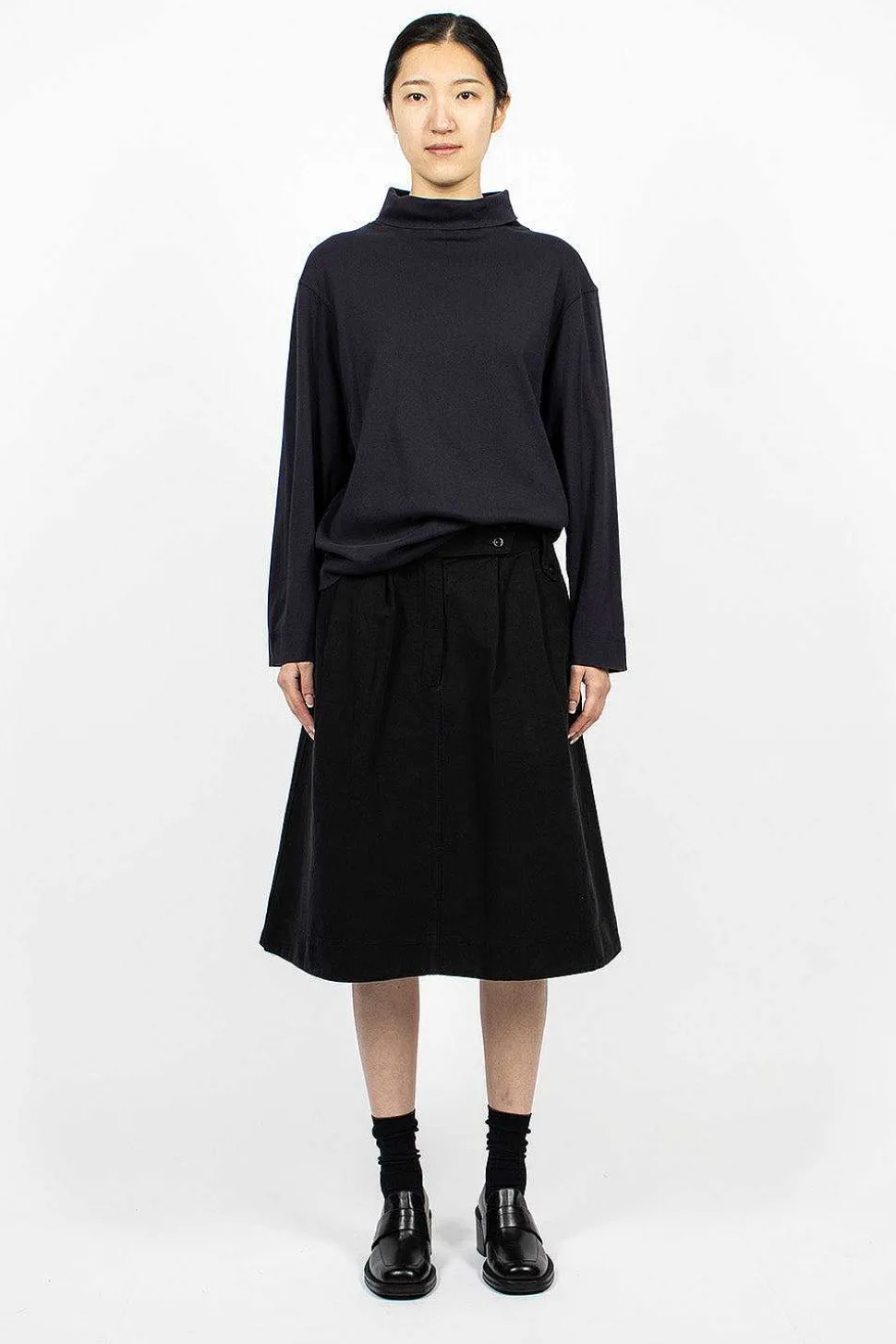 High Neck Pullover Ink