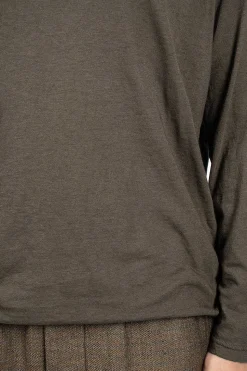 High Neck T-Shirt Olive