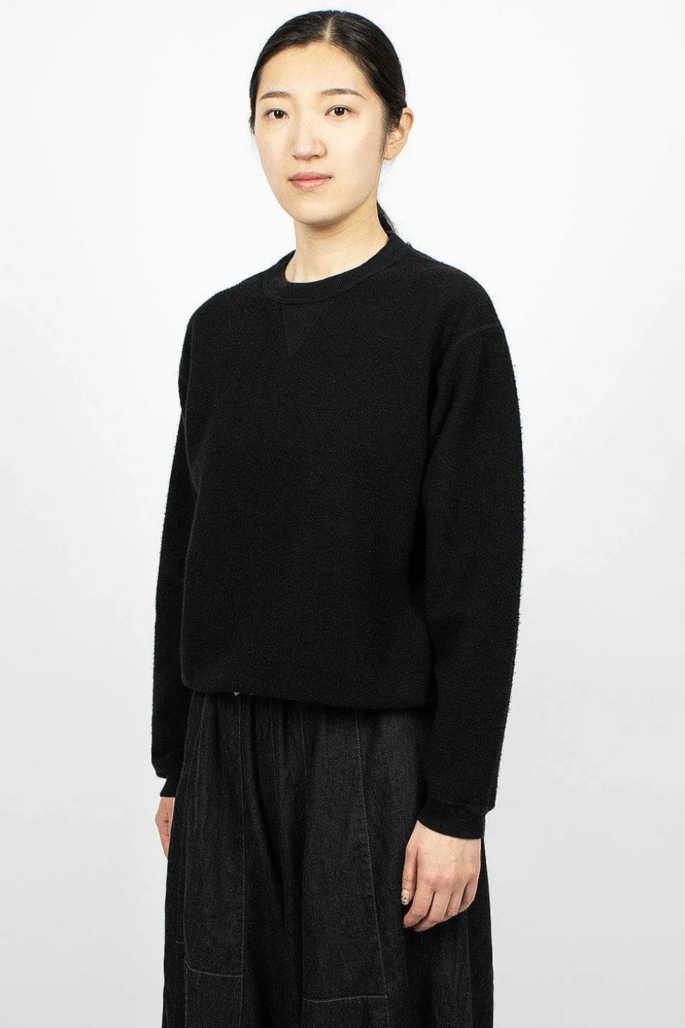 Hina Crew Neck Sweatshirt Anthracite