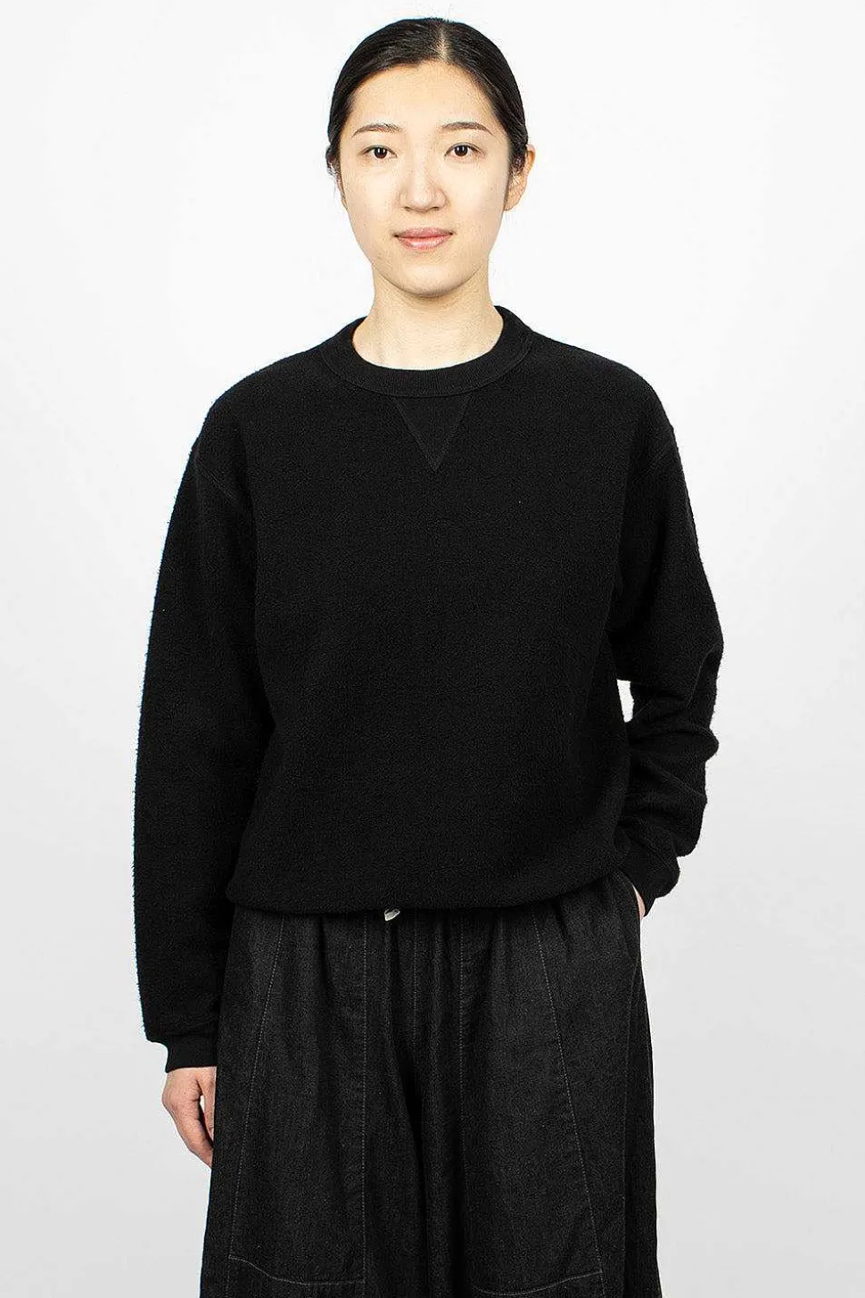 Hina Crew Neck Sweatshirt Anthracite