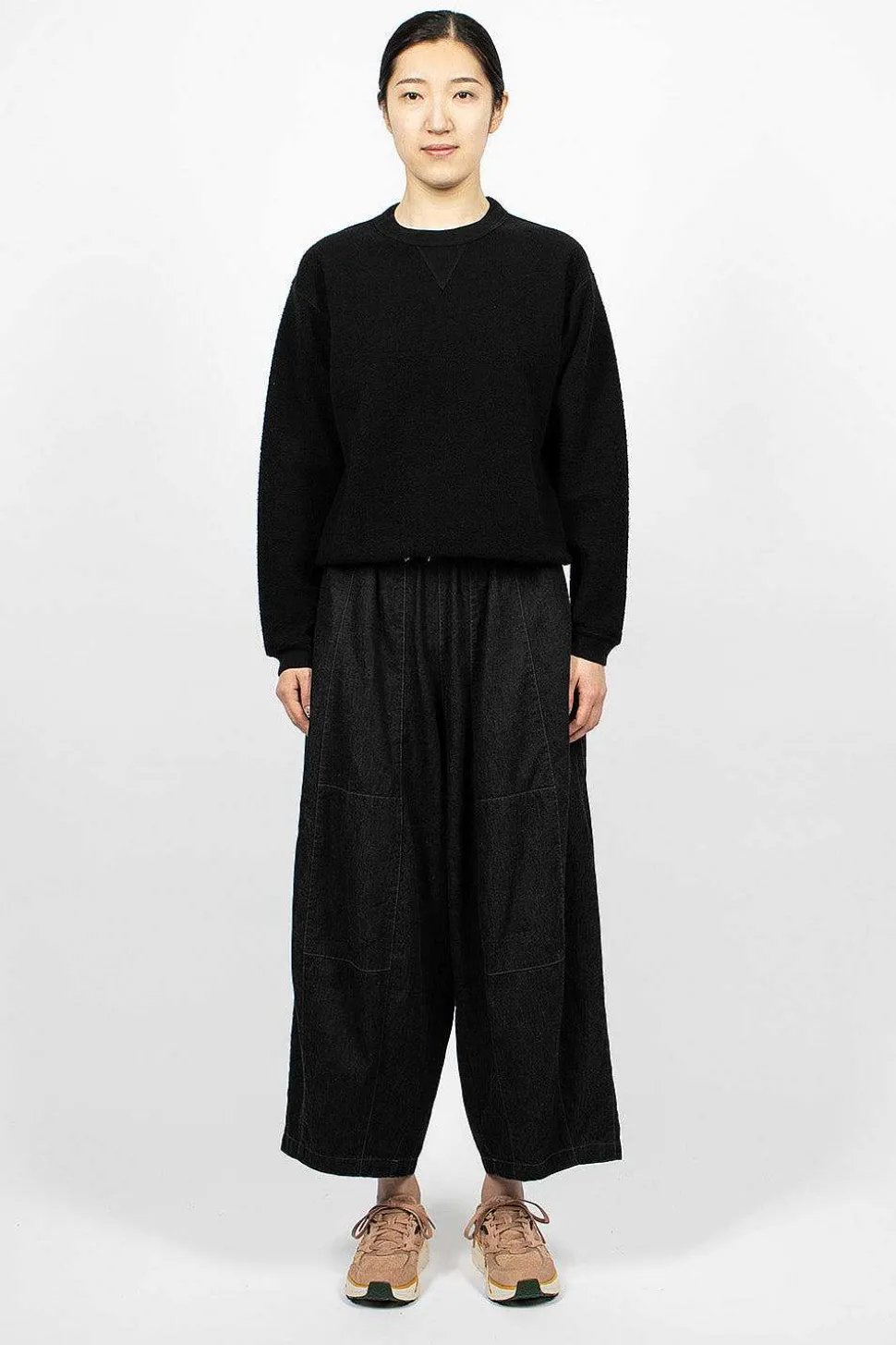 Hina Crew Neck Sweatshirt Anthracite