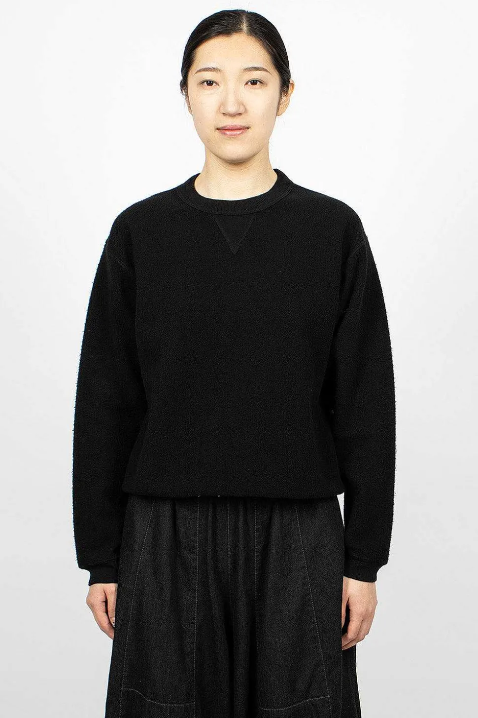 Hina Crew Neck Sweatshirt Anthracite